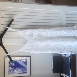 White Lace dress/ beach cover up